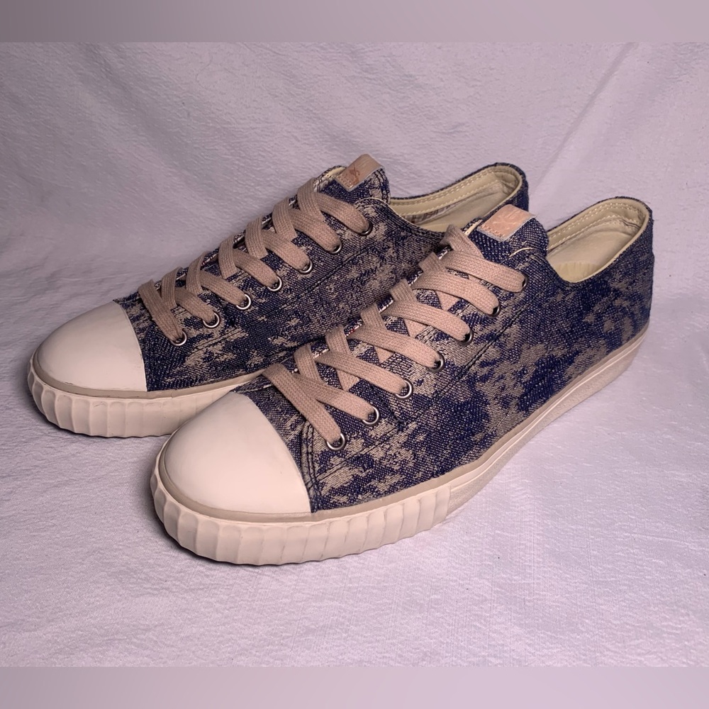 John Varvatos Camo Tweed Vulcanized Low Top Skate Shoes